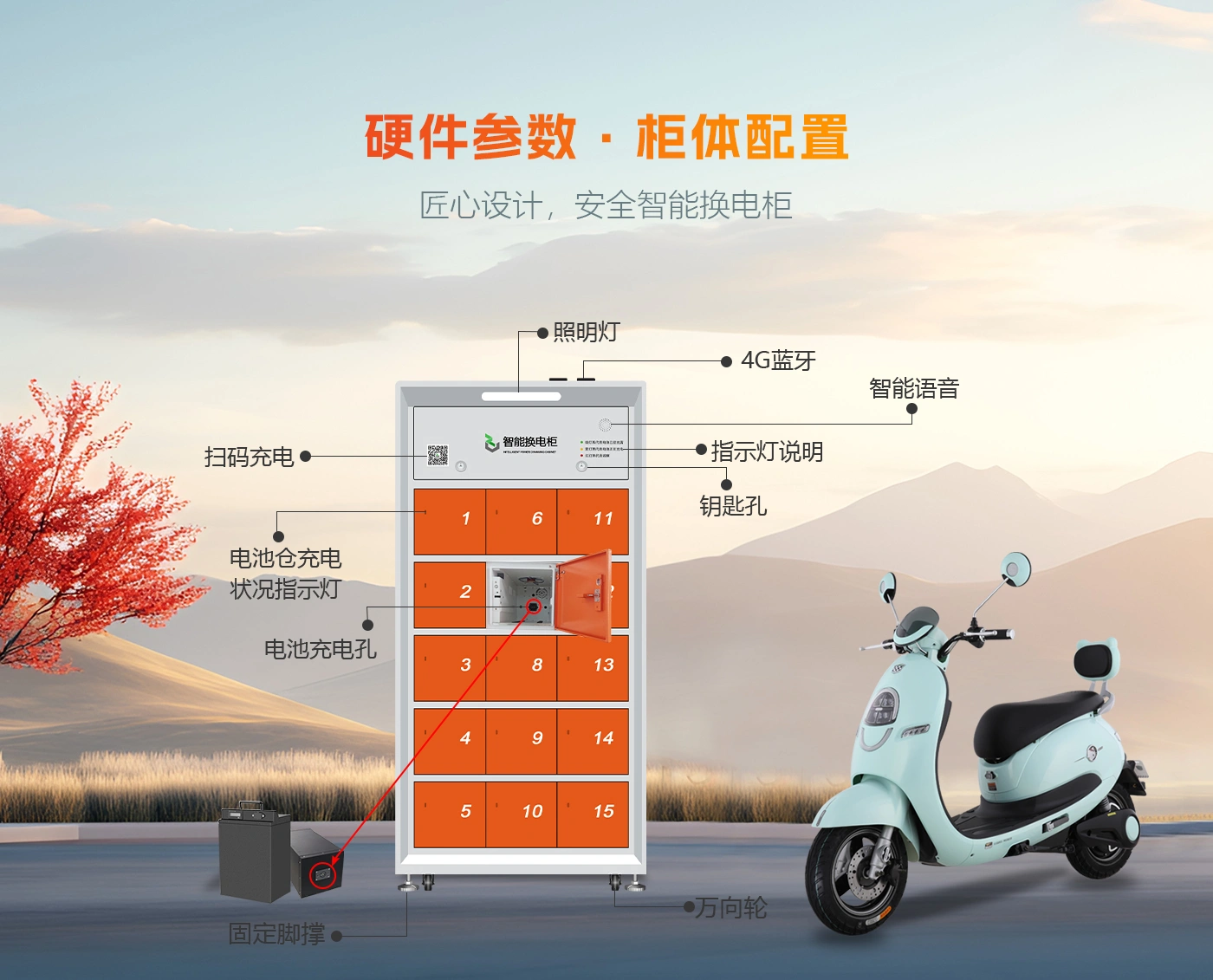 15仓换电柜-后插版
